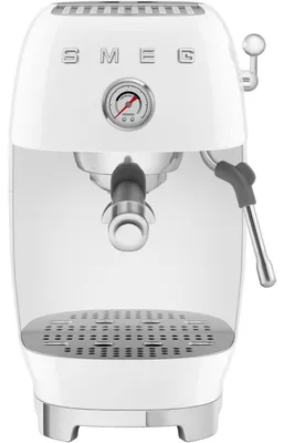 Produktbild von SMEG ECF03WHEU Siebträgermaschine weiß, 50's Style