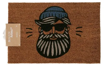 Produktbild von Boltze 2078881, Dekorative Fußmatte, Drinnen, Rechteckig, Braun, Mehrfarbig, Abbildung, Kokosnuss