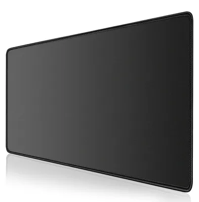 Image de Tapis de souris noir pour le gaming, l'ordinateur portable ou le bureau (600 x 400 x 3 mm)