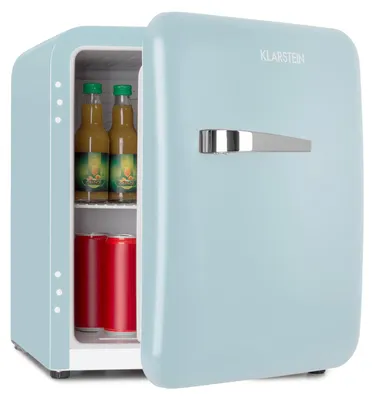 Image de Klarstein Mini Frigo de Chambre de 48L pour Snacks et Boissons, Petit Frigo Top Silencieux, Mini Bar, Petit Réfrigérateur Camping, Mini Frigo Cosmetique, Refrigerateur avec Étagères Réglables, 0-10°C