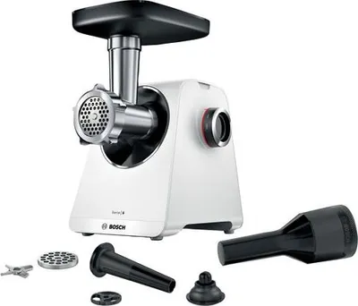 Produktbild von Bosch MFWS607W Serie6 MultiPower Fleischwolf 2100W weiß