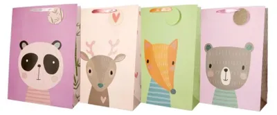 Produktbild von Geschenktüte 31x42cm mit Glitter-Mix