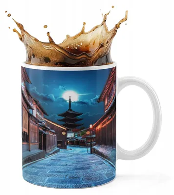 Produktbild von Kubek Ceramiczny 330Ml Druk - Japonia Zabytek Widoki Piękne
