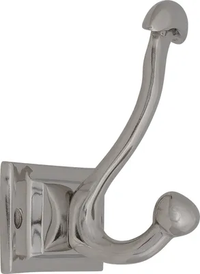 Produktbild von Garderobe Wandhaken Kleiderhaken Garderobenhaken Aluminium 13cm Art-Deco-Stil