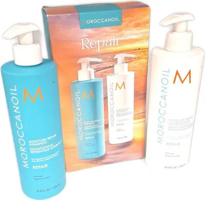 Produktbild von Moroccanoil Regenerierender 500ml Shampoo und Spülung Set Salon Professional