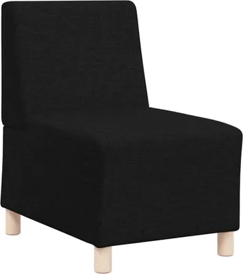 Immagine prodotto di vidaXL Divano modulare senza braccioli nero 55 cm tessuto