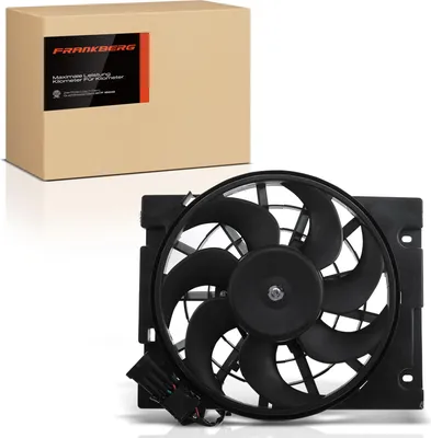 Productafbeelding van Frankberg 1x Motorradiator enkele ventilator