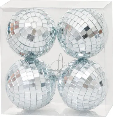 Produktbild von Kugeln MagicHome Weihnachten, 4 Stk., für Weihnachtsbaum, Diskokugeln, 8 cm