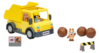 Productafbeelding van Bluey kipperwagen + figuurtjes
