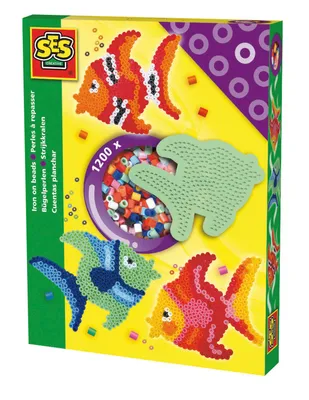 Produktbild von SES Bügelperlen-Set "Fisch" / mit 1.200 Bügelperlen