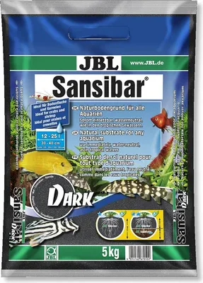 Obrázek produktu pro JBL Sansibar Dark 5kg - černý substrát pro sladkovodní a mořské akvária JBL