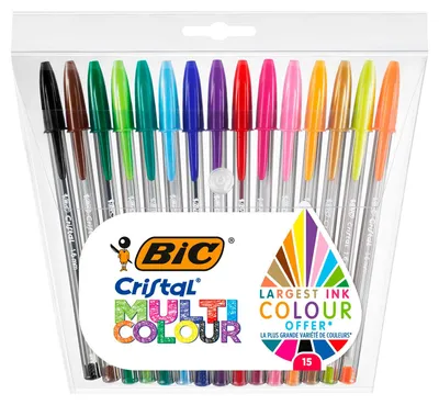Image de Stylos à bille BIC Cristal, 15pcs.