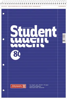Produktbild von BRUNNEN Collegeblock Links A4 80Blatt Lin27 Sonstige