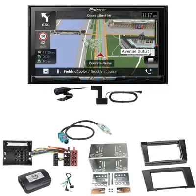 Produktbild von Pioneer AVIC-Z830DAB Navigation Bluetooth Einbauset für Mercedes W211 CLS W219