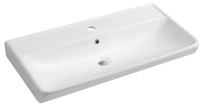 Produktbild von Bruckner NEON Keramik-Waschtisch 80x41,5cm, weiß