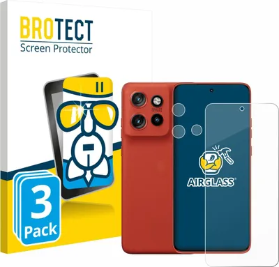 Produktbild von 3x BROTECT Schutzglas für Motorola Moto 60 Neo (Display+Kamera) Schutzfolie Panzer Folie Glas Display Schutz klar