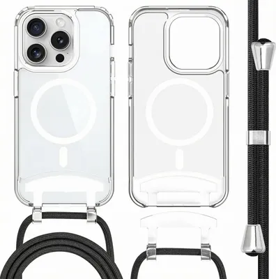 Obrázok produktu pre imoshion MagSafe zadný kryt s odnímateľným káblom pre Apple iPhone 15 Pro - Transparentný