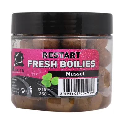 Obrázek produktu pro LK Baits Fresh Boilies Restart Mussel 18mm, 250ml