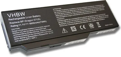 Produktbild von vhbw Akku kompatibel mit Medion MIM2280, MD97470, MIM2240, MD97490, MIM2270, MD97449, MIM2070, MD98100, MD97526 Notebook (6600 mAh, 11,1 V, Li-Ion)