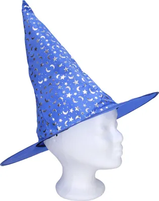 Immagine prodotto di Set carnevale - cappello da strega blu 35x36 cm