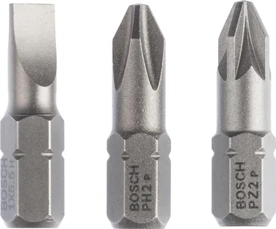 Image de Bosch set de 3 embouts LSPH2PZ2 XH 25mm