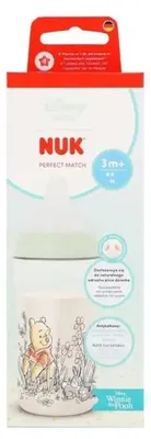 Produktbild von NUK Perfect Match PP-Babyflasche 260 ml mit Silikonsauger M, Winnie Puuh
