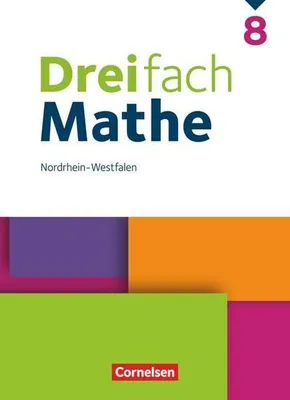 Immagine prodotto di Dreifach Mathe 8. Schuljahr. Nordrhein-Westfalen - Schulbuch