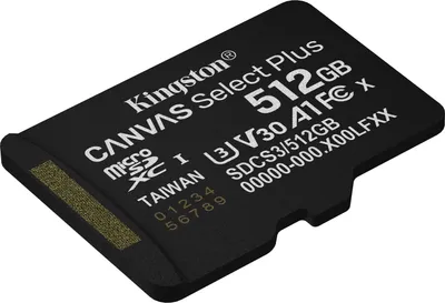 Produktbild von Kingston Canvas Select Plus 512 GB MicroSDXC, Speicherkarte, (UHS-I