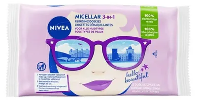 Produktbild von Nivea Micellar 3-in-1-Reinigungstücher (25 Stück)