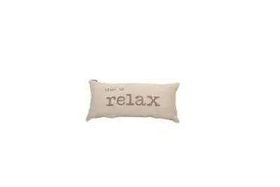 Produktbild von Kissen mit Füllung Time to Relax Farbe Rohweiß 60x26cm von David Fussenegger