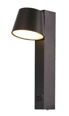 Zdjęcie produktu dla V-TAC VT-10112 23406 LED wall light EEC: D (A - G) 8 W LED (monochrome) Black