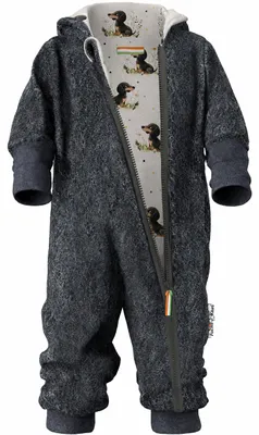 Productafbeelding van Fuchs & Kiwi overall voor baby's - natuurlijke scheerwol en jersey voering – , huidvriendelijk