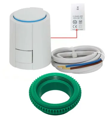Produktbild von Stellantrieb Fußbodenheizung 24 V AC NC Alpha 5 Ventilanpassung VA41