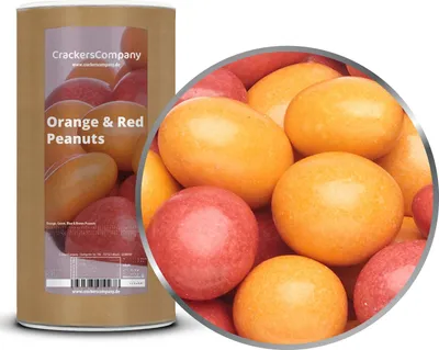 Produktbild von ORANGE & RED PEANUTS Membrandose groß 950g