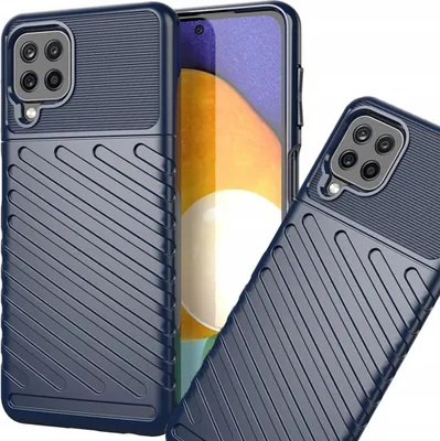 Image de Thunder Case Étui souple blindé Samsung Galaxy A22 4G Bleu