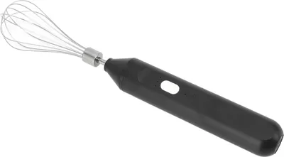Obrázok produktu pre Elektrický šľahač na vajcia Ručný USB nabíjací napeňovač mlieka Prenosný bezdrôtový miešač nápojov s metličkou z nehrdzavejúcej ocele čierny