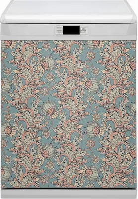 Produktbild von Magnet für Spülmaschine Abwaschbar 60x70 cm Magnet für Spülmaschine Magnetmatte Nachbildung - Märchenblumen