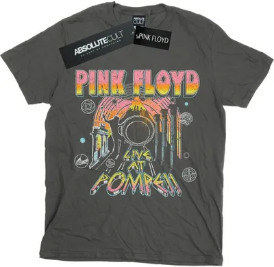 Obrázek produktu pro Pink Floyd - "Live At Pompeii" tričko pro ženy BI42508 (L) (Charcoal)