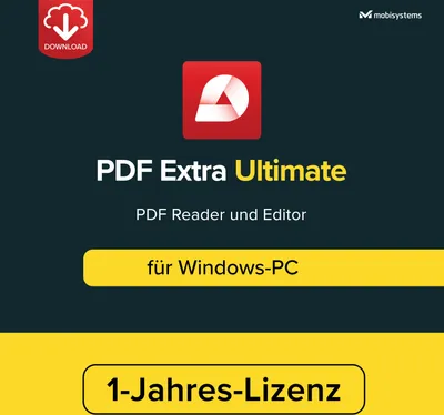 Produktbild von Mobi PDF Extra Ultimate / 1PC / 1Jahr / Lizenz per E-Mail