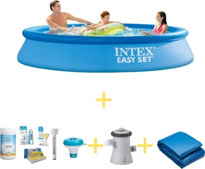 Obrázok produktu pre Bazén Intex Easy Set - 305 x 61 cm - obsahuje balenie na údržbu WAYS, filtračné čerpadlo a zemnú fóliu