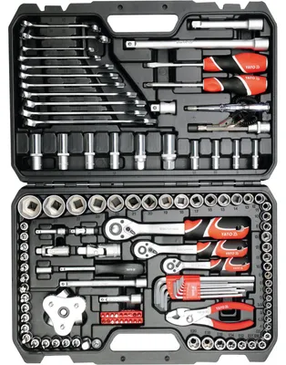 Produktbild von Yato Werkzeugsatz 126Elem. 1/2" / 3/8" / 1/4" 38875
