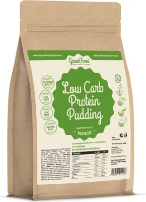 Produktbild von GreenFood Nutrition LowCarb Protein Pudding 400 g