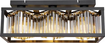 Produktbild von Globo Lighting Deckenleuchte Metall schwarz matt, 3x E27
