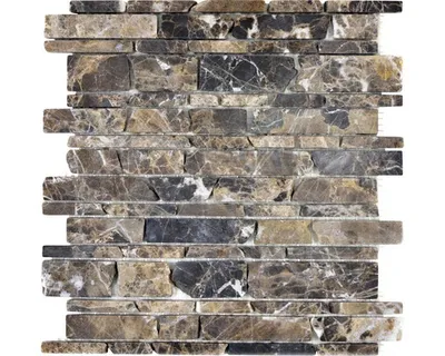 Produktbild von Natursteinmosaik MOS Brick 285 27,5x30 cm braun