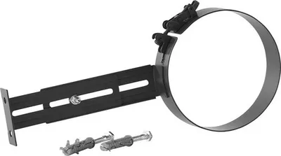 Produktbild von Rohrhalterung Bertrams Ø 130 mm senotherm lackiert schwarz