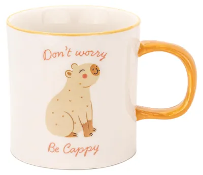Porzellan-Kaffeetasse Capibara 280 ml spülmaschinenfest