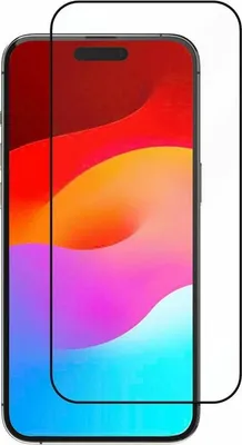 Produktbild von eSTUFF Titan Shield - Bildschirmschutz für Handy - volle Abdeckung - Glas - Rahmenfarbe schwarz (Packung mit 50)