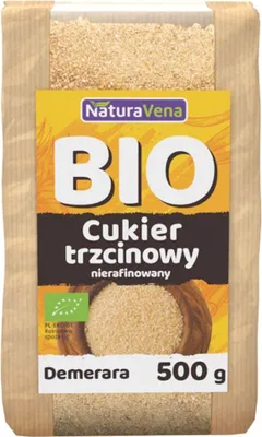 Obrázok produktu pre DEMERARATRUBOVÝ CUKOR 500 g - NATURAVENA