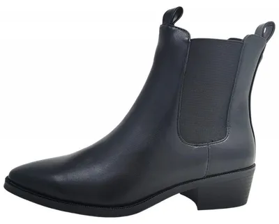 Image de Chaussures de randonnée Marco Tozzi pour femmes, bottes de style western, couleur noire, pour un usage quotidien