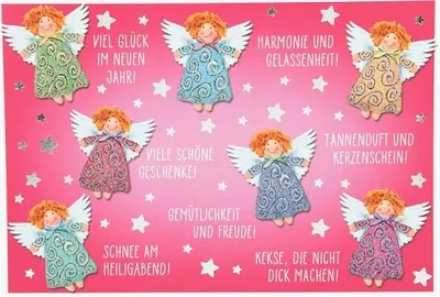 Produktbild von X-mas Postkarte Der Elch Fröhliche Weihnachten! Einen guten ...